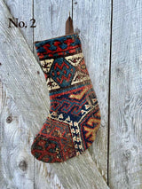 Antique Rug Christmas Stocking