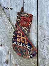 Antique Rug Christmas Stocking