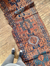 antique Persian runner rug