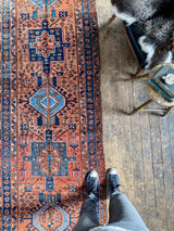 antique Persian runner rug