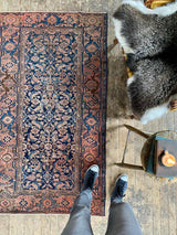 antique Persian area rug