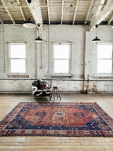 antique Persian area rug