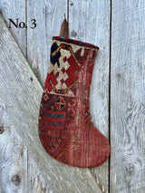 Antique Rug Christmas Stocking