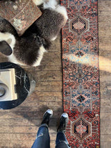 Vintage Persian runner rug