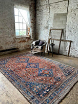 antique Persian area rug