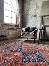 antique Persian area rug