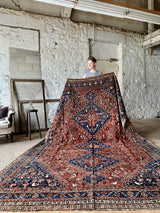 antique Persian area rug
