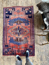 vintage Persian accent rug