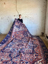 antique Persian area rug