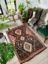 vintage Persian accent rug