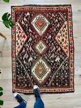 vintage Persian accent rug