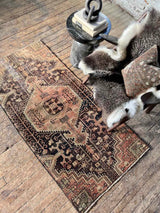 Vintage Persian runner rug