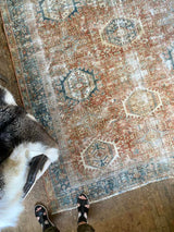 antique Persian area rug