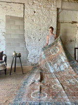 antique Persian area rug