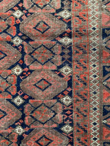 antique Perian accent rug