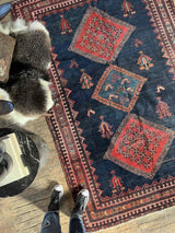 Vintage Persian area rug