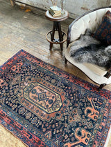 antique Persian area rug