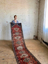 Vintage Persian runner rug