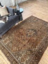Vintage Persian Area Rug Sustainable Luxury Home Decor