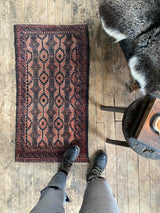 vintage Persian accent rug