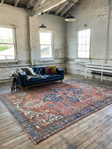 antique Persian area rug