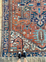 antique Persian area rug