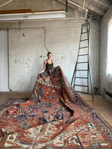 antique Persian area rug