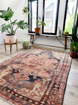 Mishka // 7'4" x 4'11" - Vintage Rug at Petrichor Vintage Co.