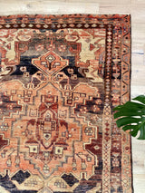 Mishka // 7'4" x 4'11" - Vintage Rug at Petrichor Vintage Co.