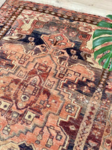 Mishka // 7'4" x 4'11" - Vintage Rug at Petrichor Vintage Co.