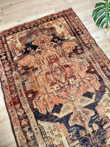Mishka // 7'4" x 4'11" - Vintage Rug at Petrichor Vintage Co.