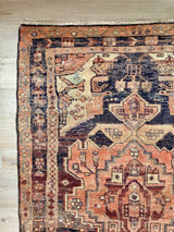 Mishka // 7'4" x 4'11" - Vintage Rug at Petrichor Vintage Co.