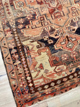 Mishka // 7'4" x 4'11" - Vintage Rug at Petrichor Vintage Co.