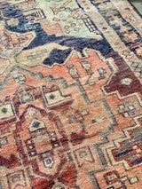 Mishka // 7'4" x 4'11" - Vintage Rug at Petrichor Vintage Co.