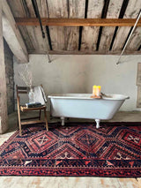 Vintage Persian Area Rug Sustainable Luxury Home Decor