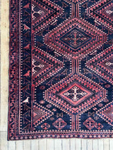 Vintage Persian Area Rug Sustainable Luxury Home Decor