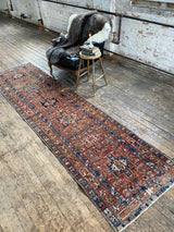 Antique Persian runner rug