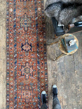 Antique Persian runner rug