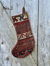 Antique Rug Christmas Stocking