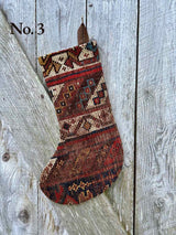 Antique Rug Christmas Stocking