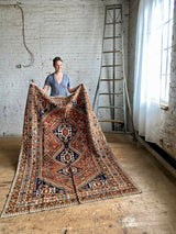 antique Persian area rug