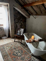 Vintage Persian Area Rug Sustainable Luxury Home Decor