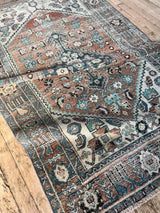 Vintage Persian Area Rug Sustainable Luxury Home Decor