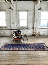 antique Caucasian runner rug