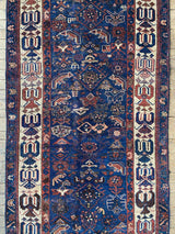 antique Caucasian runner rug