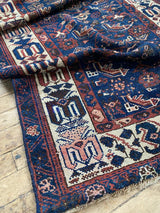antique Caucasian runner rug