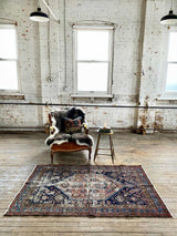 antique Persian area rug