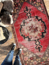 Vintage Turkish area rug