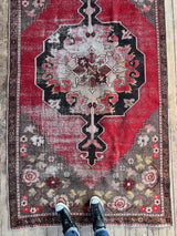 Vintage Turkish area rug