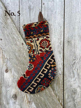 Antique Rug Christmas Stocking